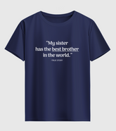True Brother-Sister Story Unisex Half Sleeve T-Shirts (Pack of 2)